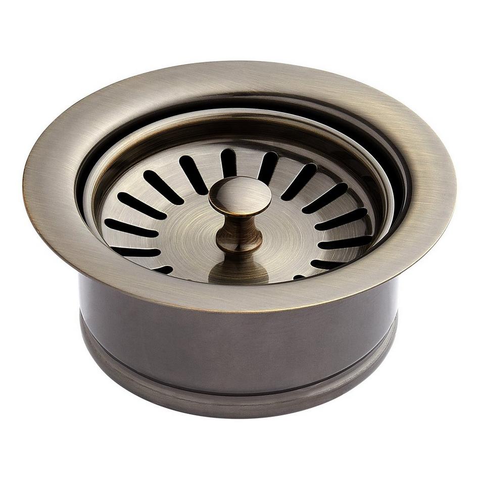 Sink Stopper, Brushed/Stainless Steel Kitchen Sink Garbage Disposal Drain Stopper, Fits