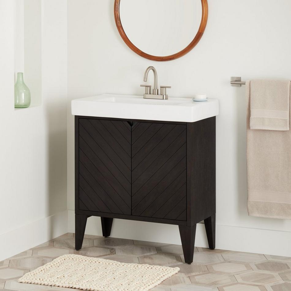 30" Fircrest Vanity with Integral Sink - Charcoal, , large image number 0