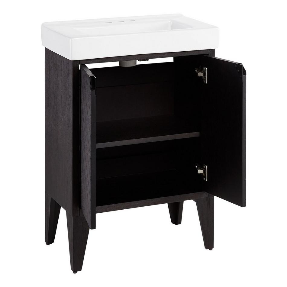 24" Fircrest Vanity with Integral Sink - Charcoal, , large image number 2
