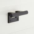 5-7/8" Bandon Brass Cabinet Pull - Matte Black, , large image number 0