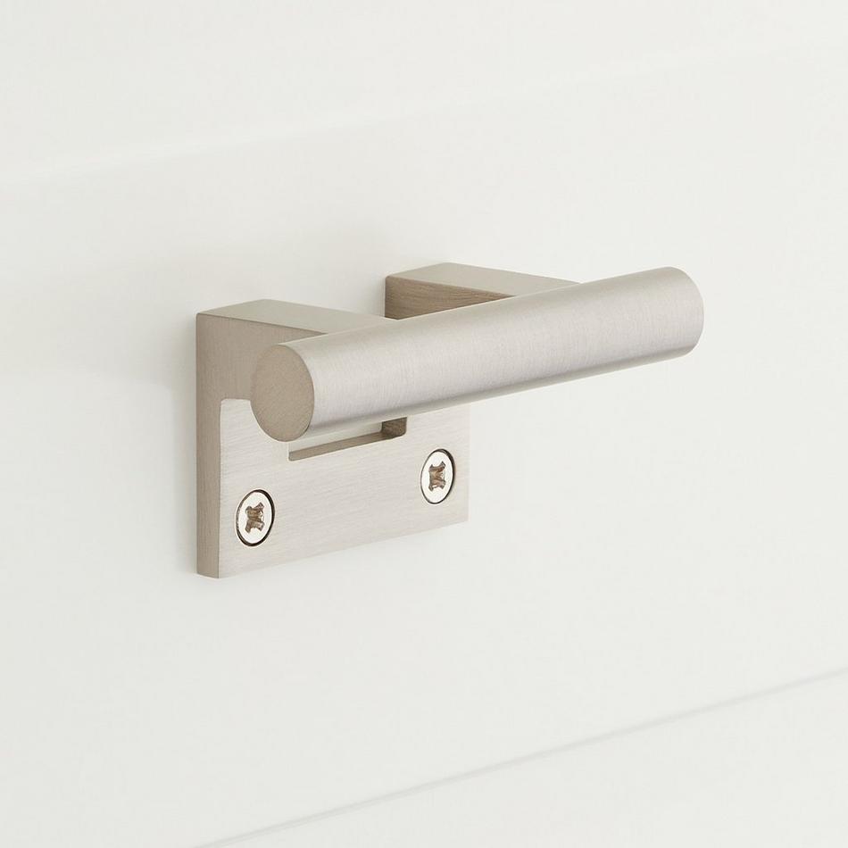 5-7/8" Bandon Brass Cabinet Pull - Brushed Nickel, , large image number 0
