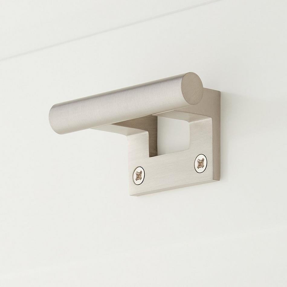 5-7/8" Bandon Brass Cabinet Pull - Brushed Nickel, , large image number 1