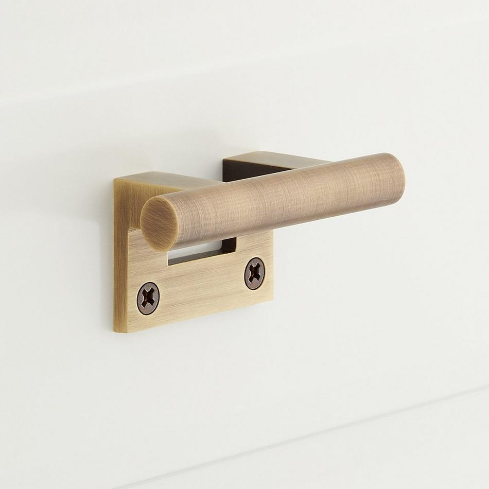 5-7/8" Bandon Brass Cabinet Pull - Antique Brass, , large image number 0