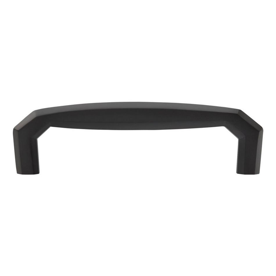 Ponderay Brass Cabinet Pull - Matte Black - 3-3/4" Centers, , large image number 2