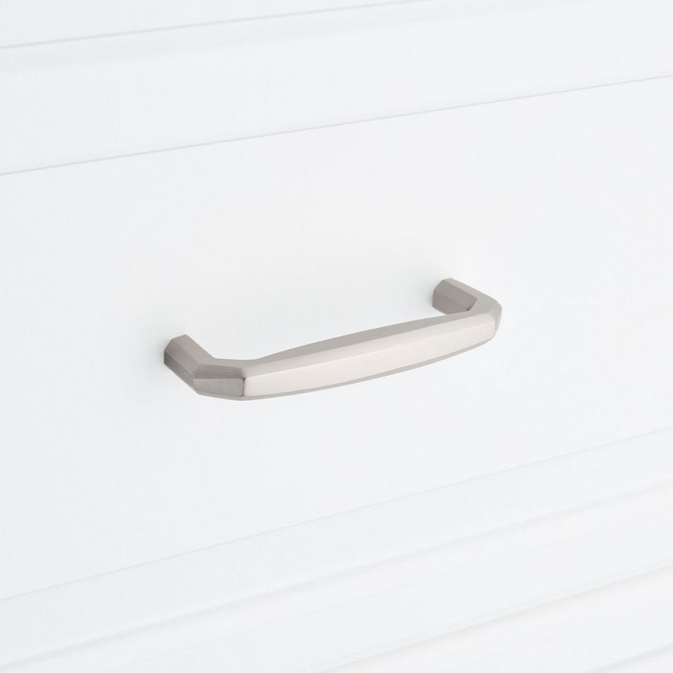 Ponderay Brass Cabinet Pull - Brushed Nickel - 3-3/4" Centers, , large image number 3