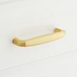 5-1/8" Ponderay Brass Cabinet Pull - Satin Brass, , large image number 0