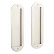 Rounded Pop-Out Brass Pocket Door Pull, , large image number 3