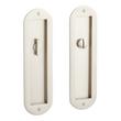 Rounded Pop-Out Brass Pocket Door Pull, , large image number 0