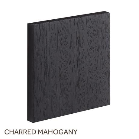 Wood Finish Sample - Charred Mahogany