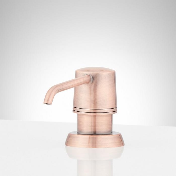 Averell Soap or Lotion Dispenser - Satin Copper
