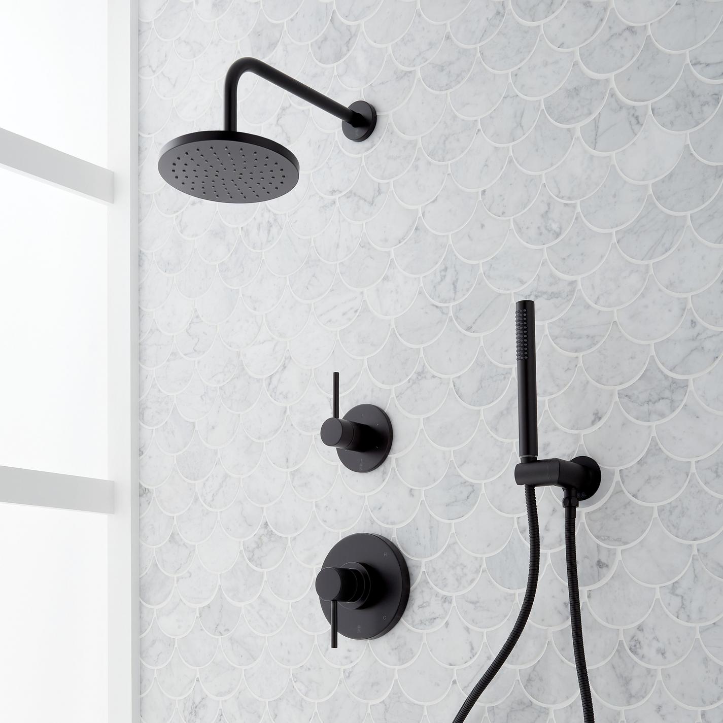 Lexia Pressure Balance Shower System with Hand Shower | Signature Hardware