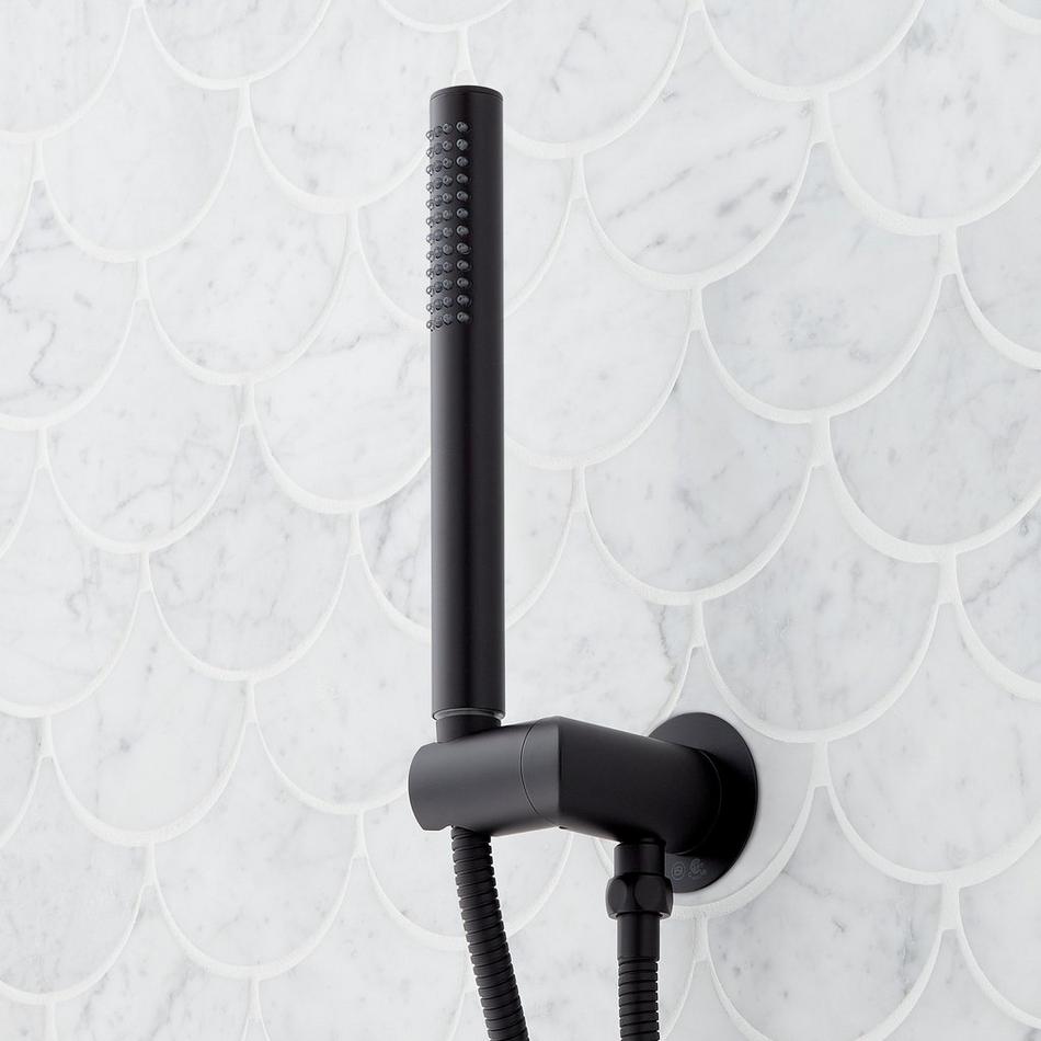 Lexia Pressure Balance Shower System with Hand Shower - Matte Black, , large image number 4