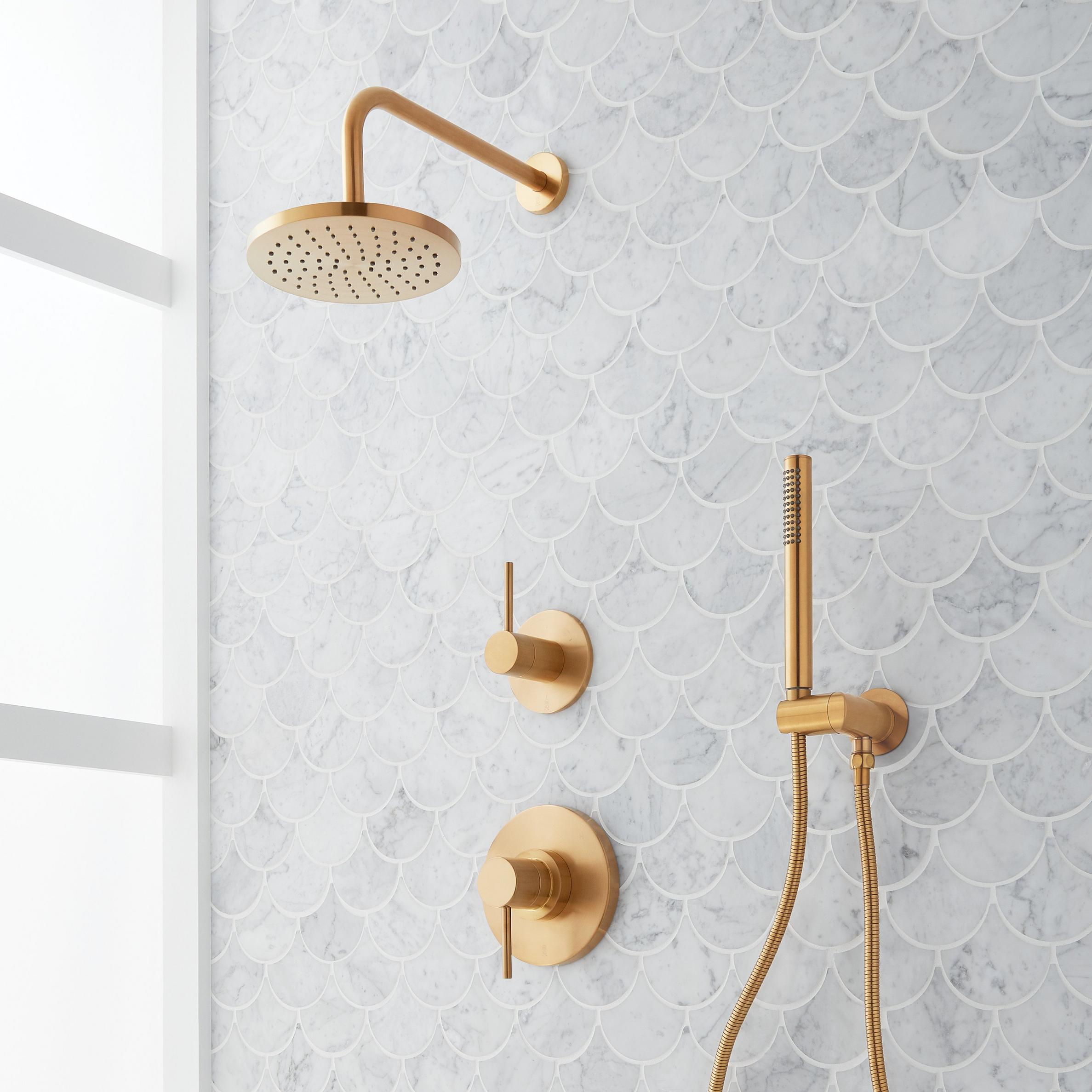 Lexia Pressure Balance Shower System with Hand Shower Signature Hardware