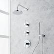 Lexia Thermostatic Shower System with Hand Shower, , large image number 2