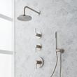 Lexia Thermostatic Shower System with Hand Shower, , large image number 0