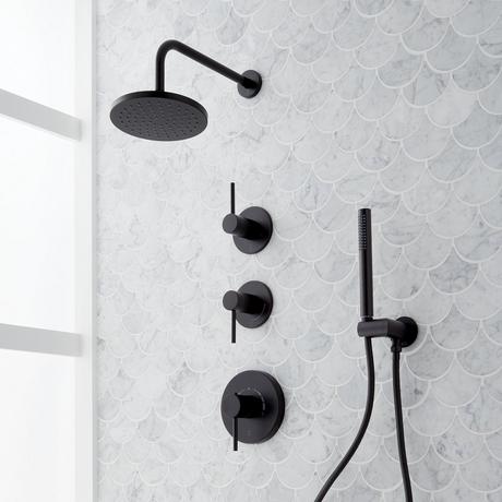 Lexia Thermostatic Shower System with Hand Shower
