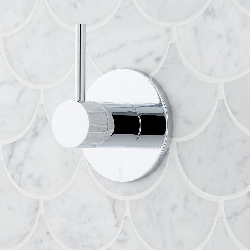 Lexia Thermostatic Shower System with Dual Showerheads and Hand Shower - Chrome, , large image number 1