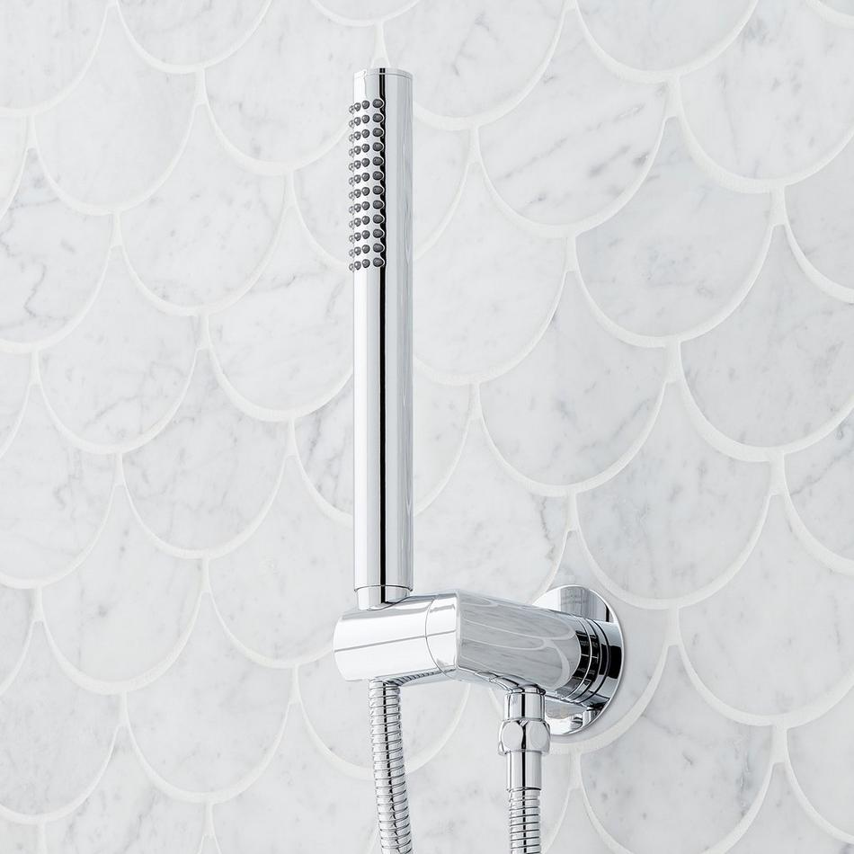 Lexia Thermostatic Shower System with Dual Showerheads and Hand Shower - Chrome, , large image number 5