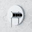 Lexia Thermostatic Shower System with Dual Showerheads and Hand Shower - Chrome, , large image number 3