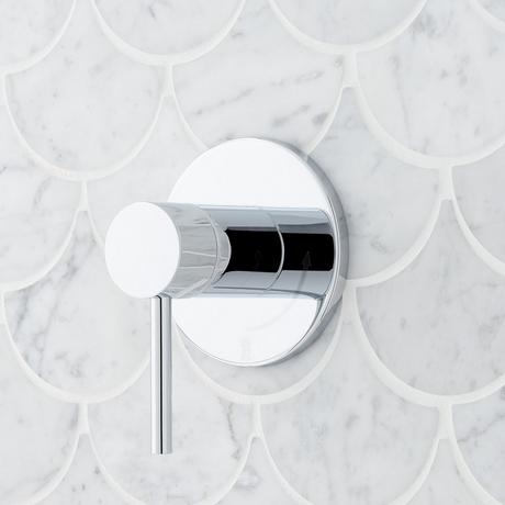 Lexia Thermostatic Shower System with Dual Showerheads and Hand Shower