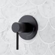 Lexia Thermostatic Shower System with Dual Showerheads, Slide Bar and Hand Shower - Matte Black, , large image number 2