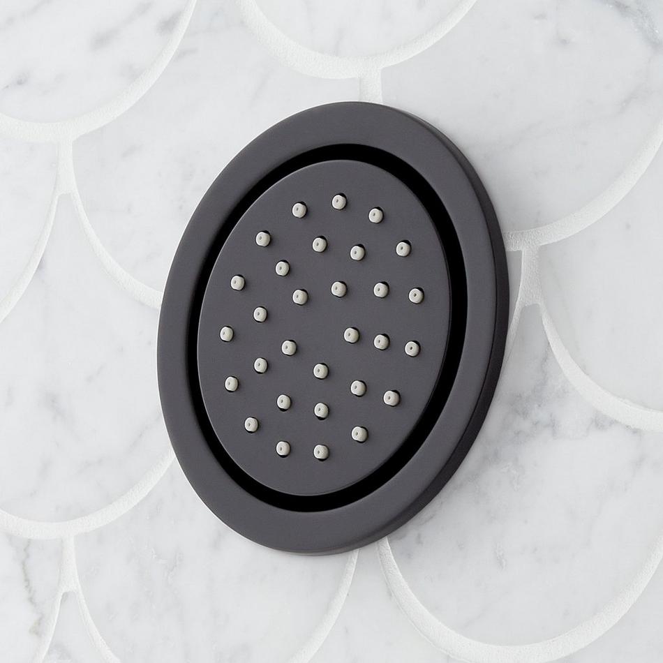 Lexia Thermostatic Shower System with 3 Body Sprays and Hand Shower - Matte Black, , large image number 6