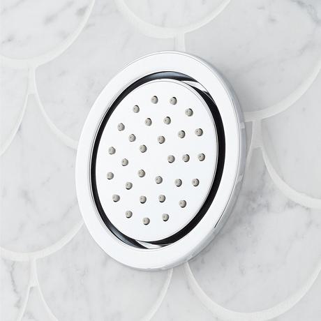 Lexia Thermostatic Shower System with 3 Body Sprays, Slide Bar and Hand Shower