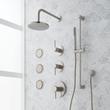 Lexia Thermostatic Shower System with 3 Body Sprays, Slide Bar and Hand Shower, , large image number 0