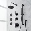 Lexia Thermostatic Shower System with 3 Body Sprays, Slide Bar and Hand Shower, , large image number 4