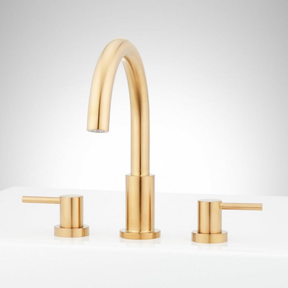 Lexia 3-Hole Roman Tub Faucet and Rough-In Valve - Brushed Gold, , large image number 0