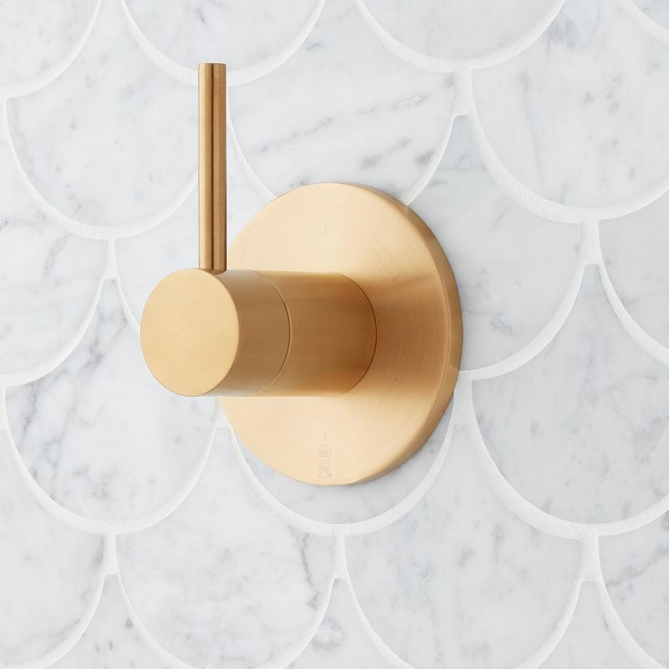 Lexia In-Wall Shower Diverter and 3/4" Rough-In Valve - Brushed Gold, , large image number 0