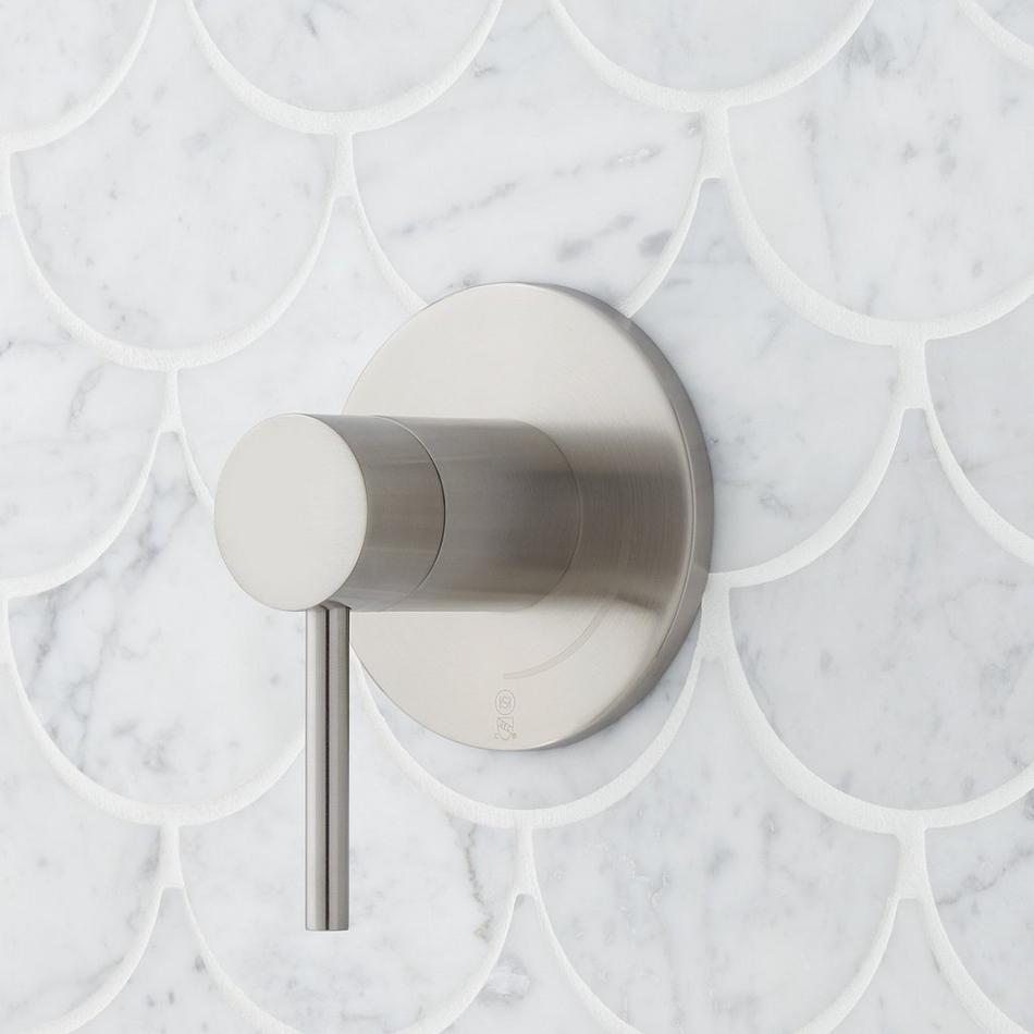 Lexia In-Wall Shower Volume Control Trim and 1/2" Rough-In Valve - Brushed Nickel, , large image number 0