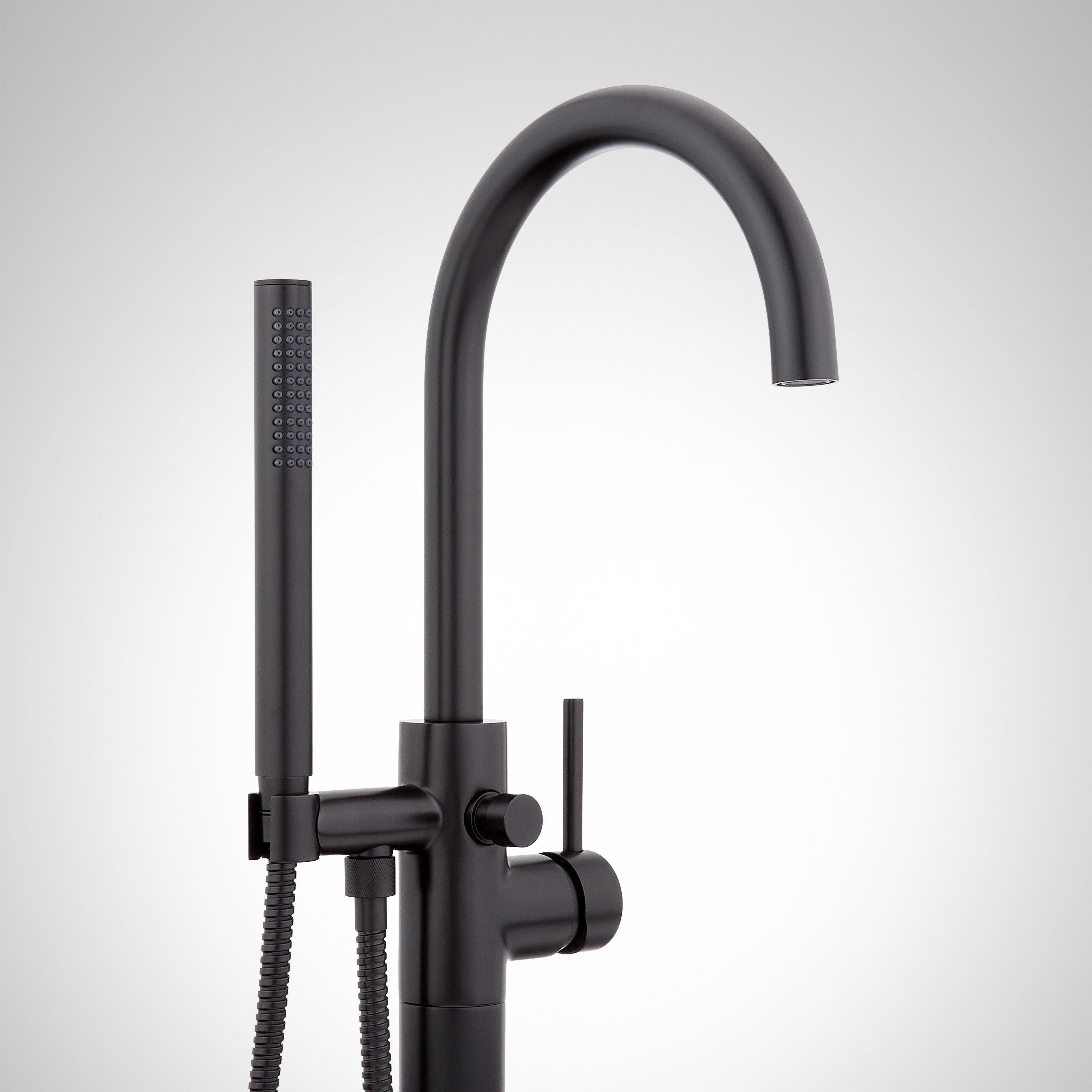 Lexia Freestanding Tub Faucet with Hand Shower | Signature Hardware