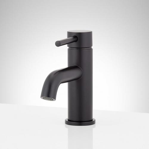 Lexia Single-Hole Bathroom Faucet - Matte Black