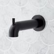 Lexia Pressure Balance Tub and Shower Set - Matte Black, , large image number 3
