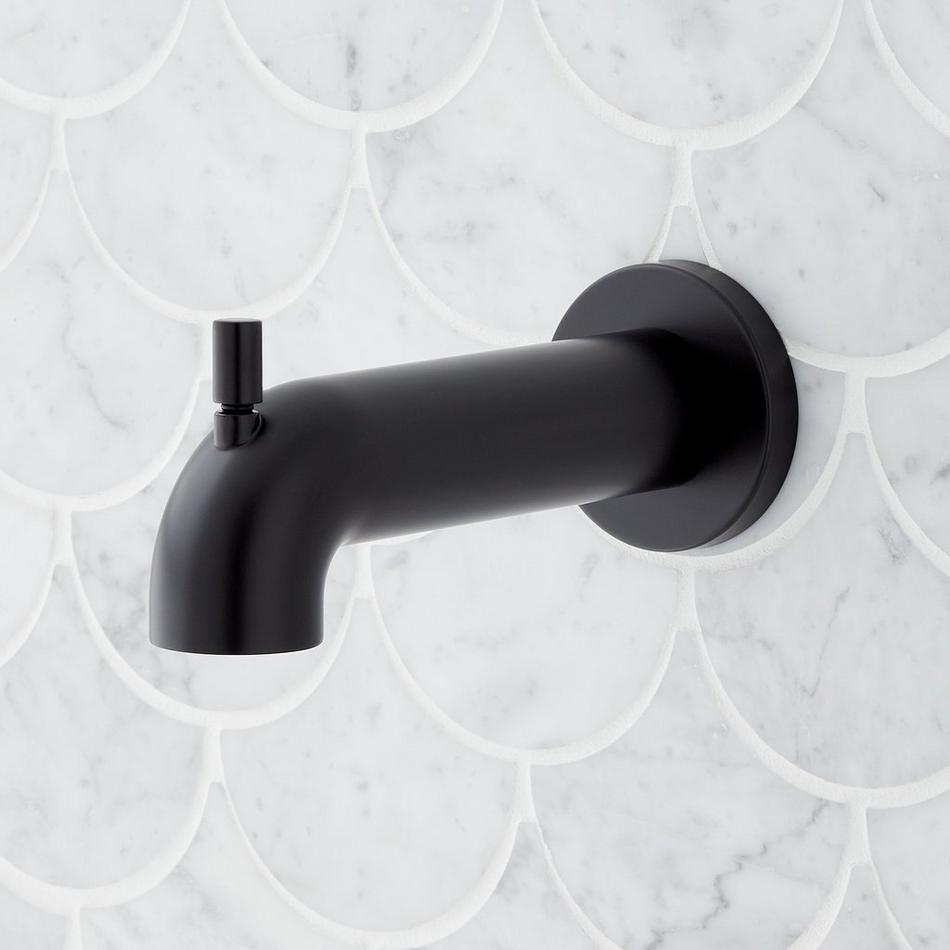 Lexia Pressure Balance Tub and Shower Set - Matte Black, , large image number 3