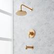 Lexia Pressure Balance Tub and Shower Set - Brushed Gold, , large image number 0