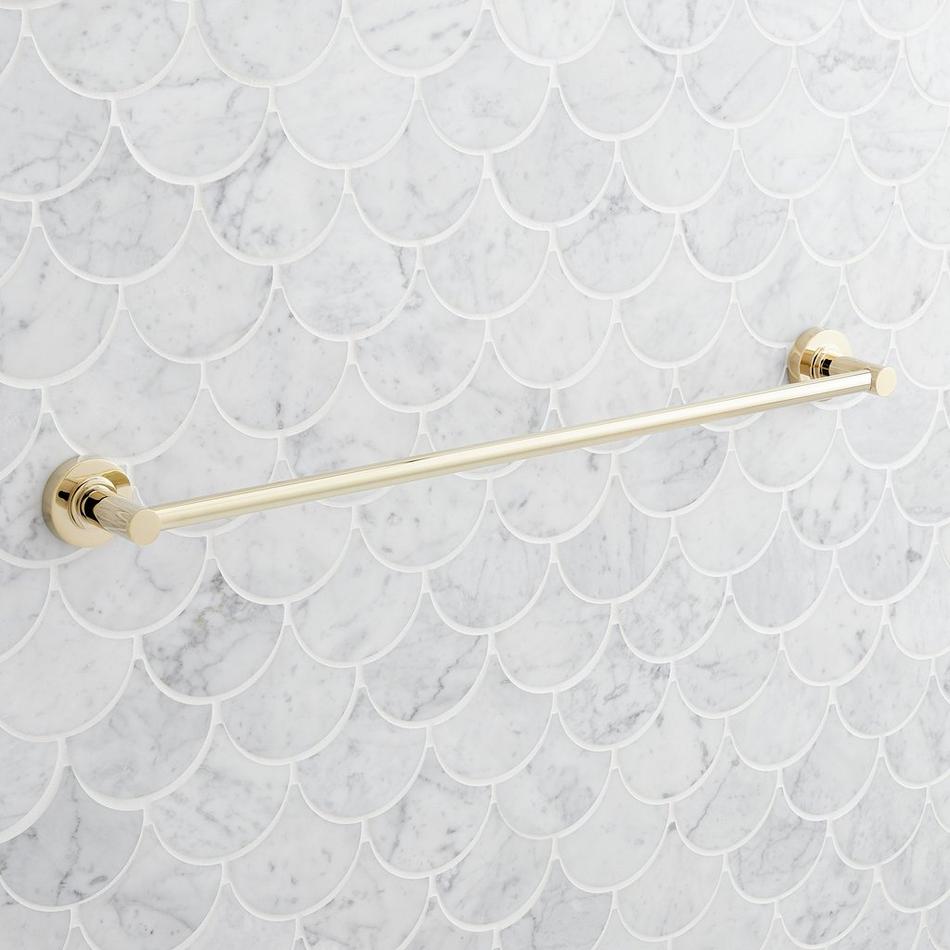 24" Lexia Towel Bar - Polished Brass, , large image number 1