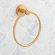 Lexia Towel Ring - Brushed Gold, , large image number 1