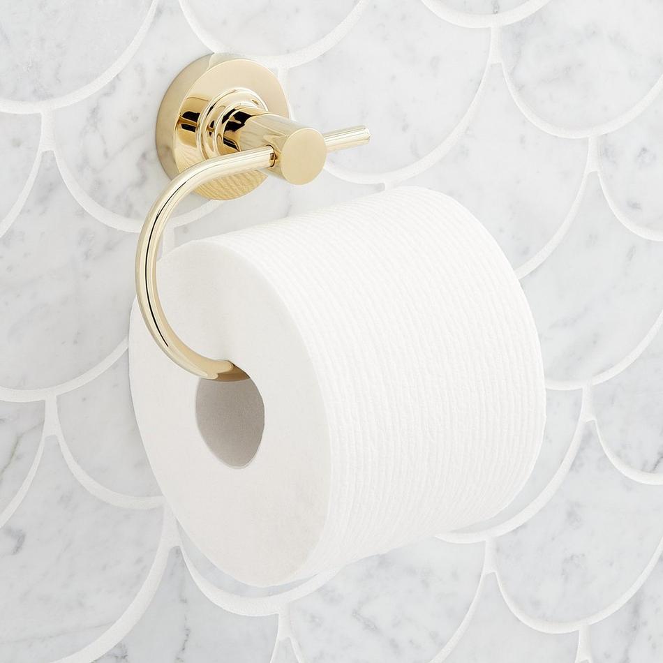 Wall Mount Toilet Roll Holder With Marble Shelf Black/ Gold/ Gunmetal Grey/  Silver Bathroom Paper Holder