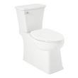 Benbrook Two-Piece Skirted Elongated Toilet - Chrome Tank Handle, , large image number 1
