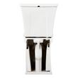 Benbrook Two-Piece Skirted Elongated Toilet - Chrome Tank Handle, , large image number 4