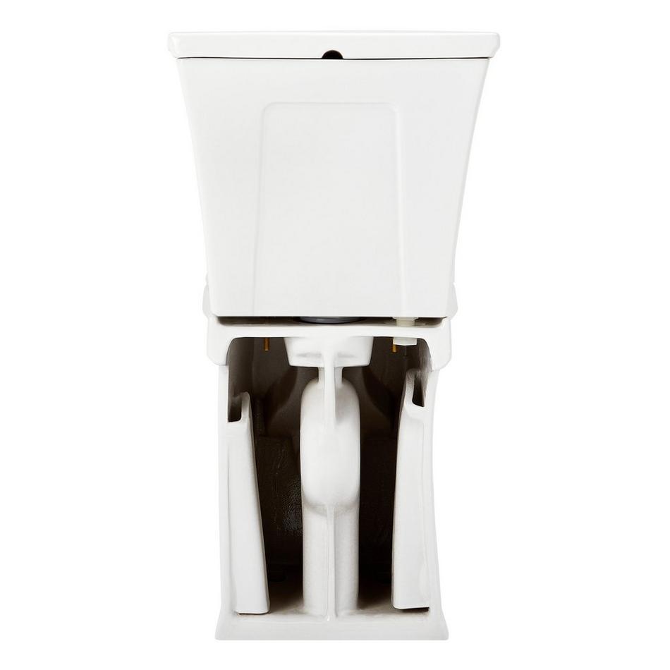 Benbrook Two-Piece Skirted Elongated Toilet - Chrome Tank Handle, , large image number 4