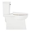Benbrook Two-Piece Skirted Elongated Toilet - Chrome Tank Handle, , large image number 3