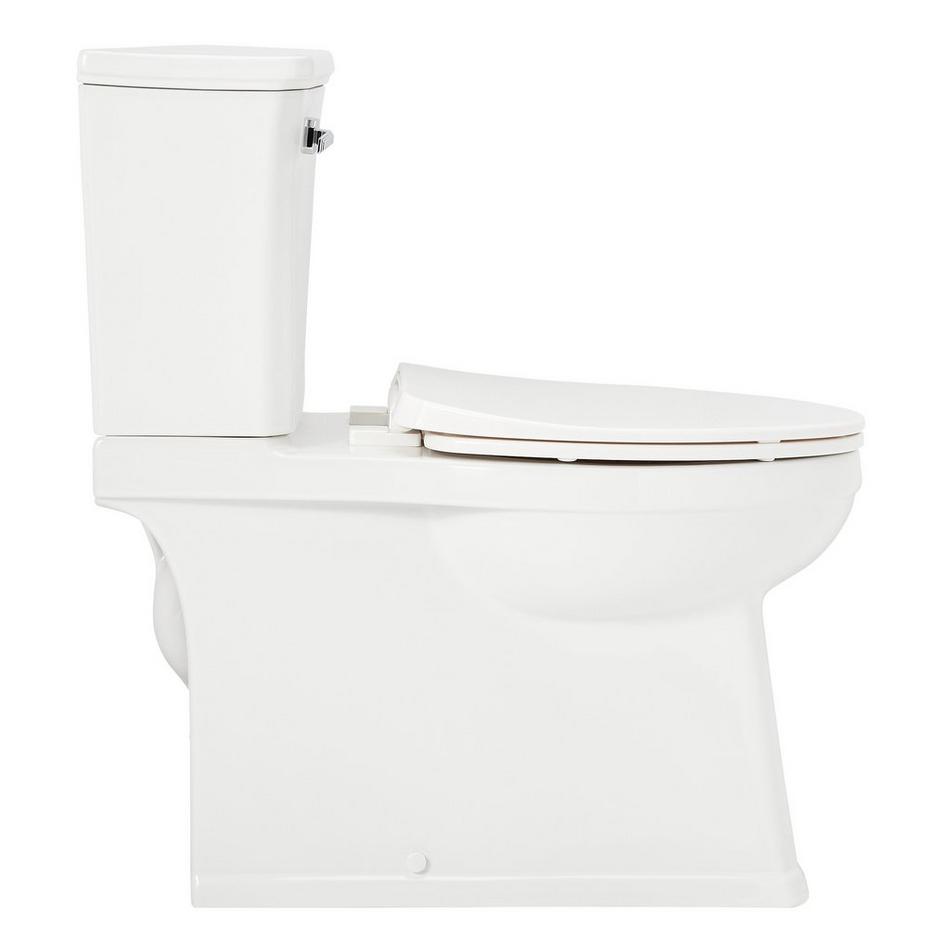 Benbrook Two-Piece Skirted Elongated Toilet - Chrome Tank Handle, , large image number 3