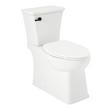 Benbrook Two-Piece Skirted Elongated Toilet - Matte Black Tank Handle, , large image number 1