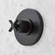 Vassor Pressure Balance Shower Trim and Rough-In Valve - Matte Black, , large image number 0