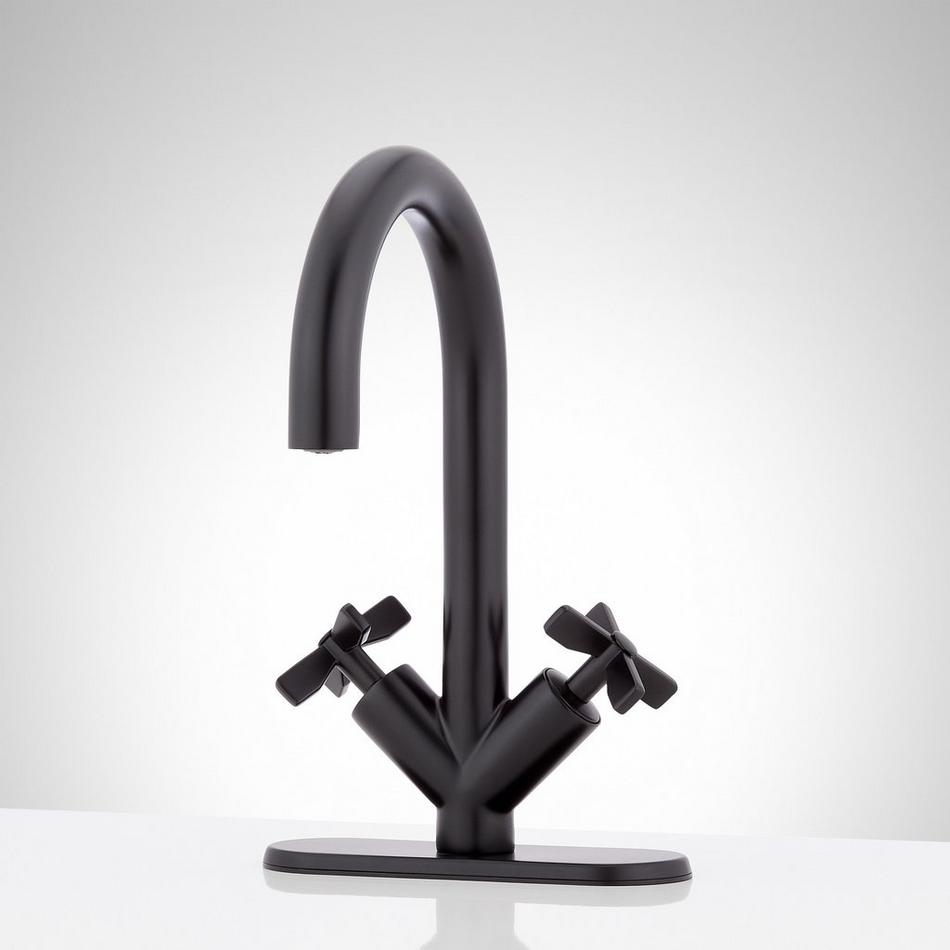 Vassor Single-Hole Bathroom Faucet - Matte Black, , large image number 1