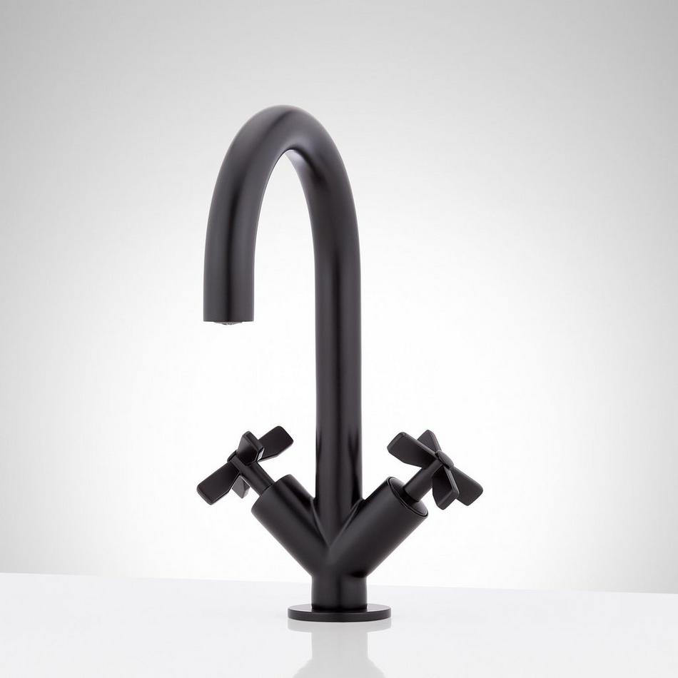 Vassor Single-Hole Bathroom Faucet - Matte Black, , large image number 0