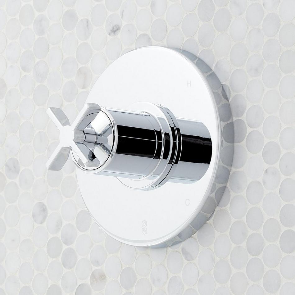 Vassor Pressure Balance Shower System with Hand Shower - Chrome, , large image number 2